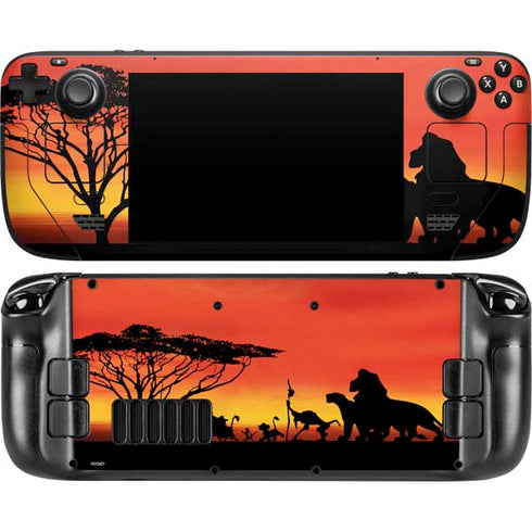 Disney The Lion King Pride Rock Crew Steam Deck Handheld Gaming Computer Skin